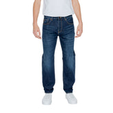 Armani Exchange Blue Cotton Jeans & Pant -   -  Armani Exchange.